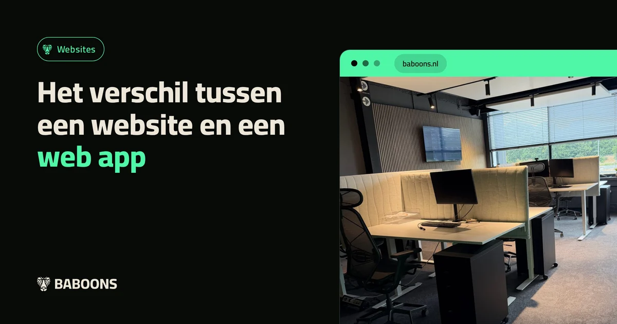 Het verschil tussen een website en een web app