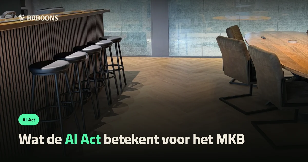 Wat de AI Act betekent voor het MKB