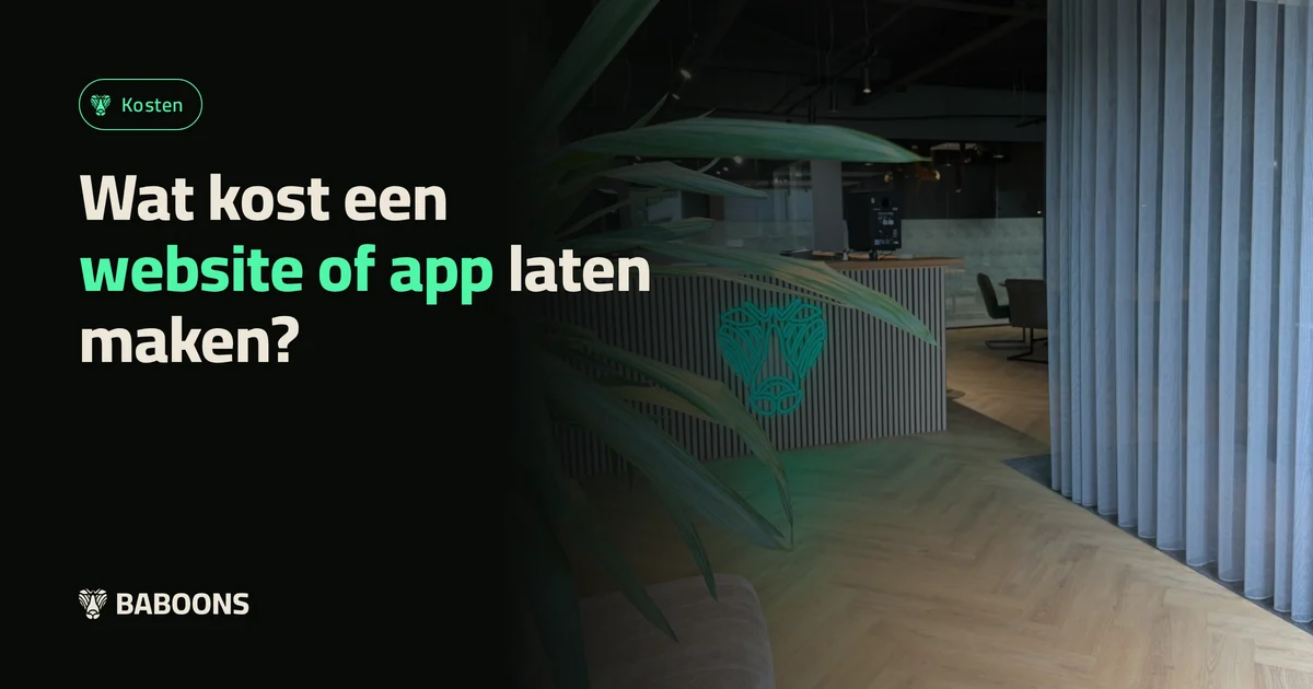 Wat kost een website of app laten maken?