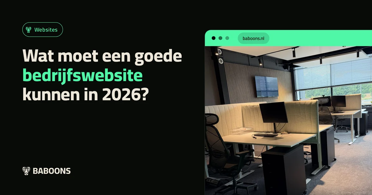 Wat moet een goede bedrijfswebsite kunnen in 2026?